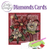 D0tty Design® - Set van 5 diamond painting kerstkaarten 15x15cm: (set 3)